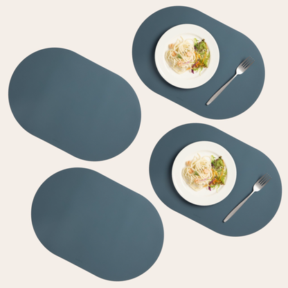 Leather-Look Silicone Placemats