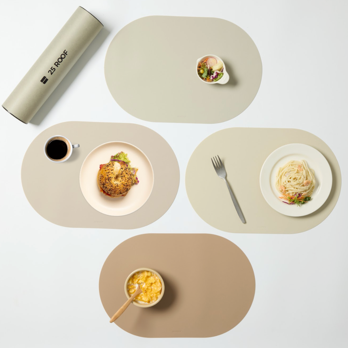 Leather-Look Silicone Placemats
