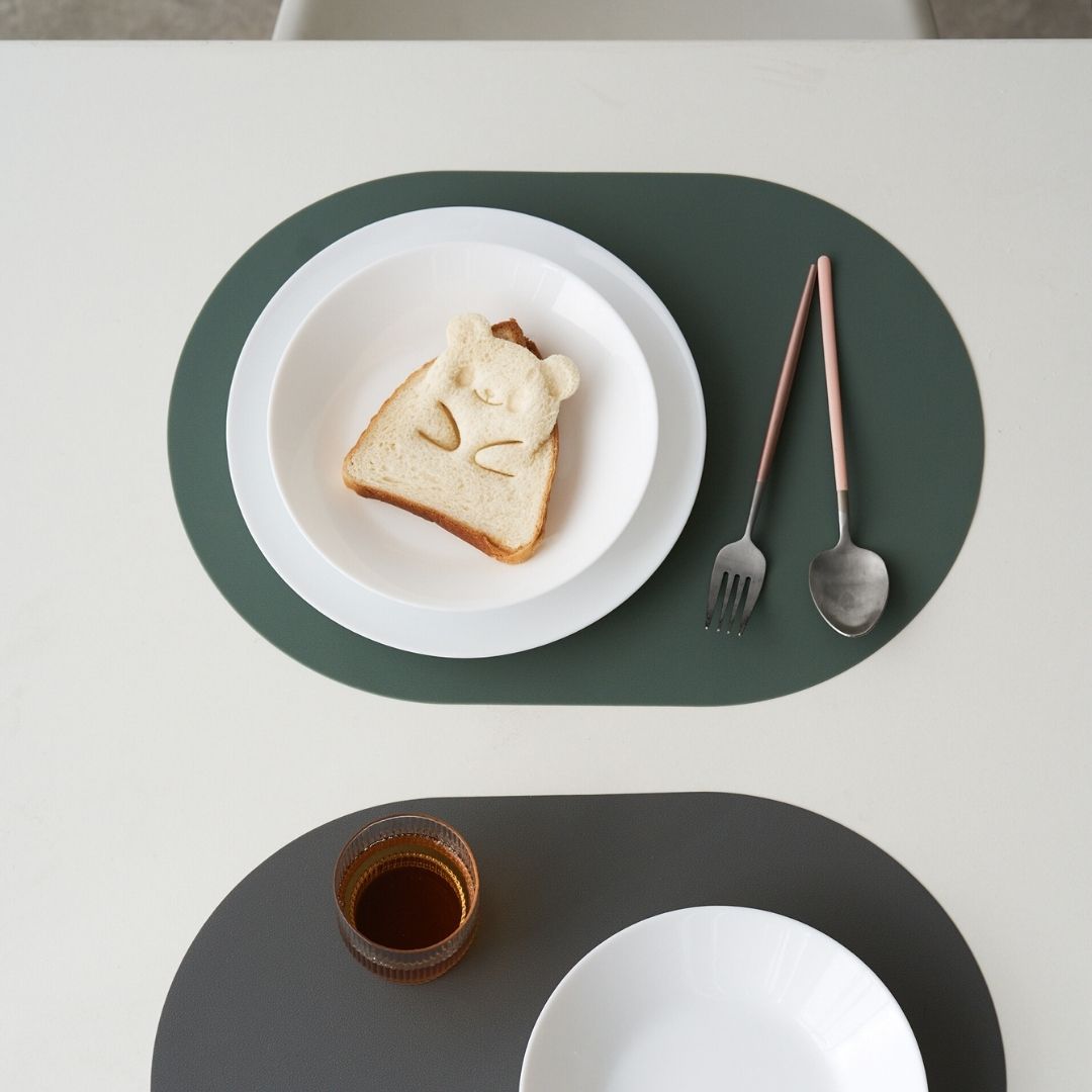 modern placemats #color_sage green